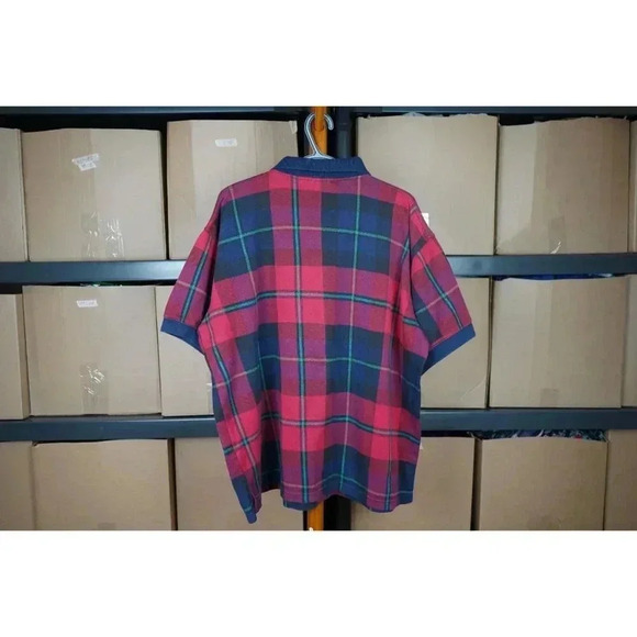 90s Huntclub Grand Tour Red Golf Polo Men's XXL #353 - Picture 2 of 5